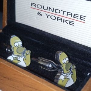 Homer Simpson Dad cufflinks